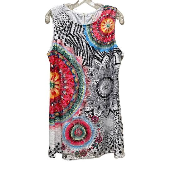 Stella Morgan Floral Lace Overlay Shift Dress Size 12 - Picture 2 of 7